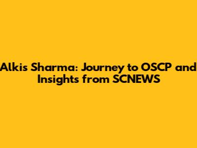 Alkis Sharma: Journey to OSCP and Insights from SCNEWS