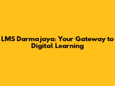 LMS Darmajaya: Your Gateway to Digital Learning
