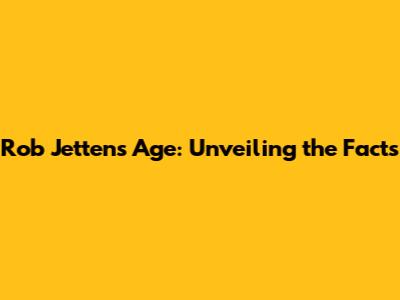 Rob Jetten's Age: Unveiling the Facts