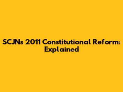 SCJN's 2011 Constitutional Reform: Explained