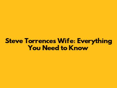 Steve Torrence's Wife: Everything You Need to Know